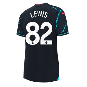 Manchester City Rico Lewis #82 Tredje Tröja Kvinnor 2023-24 Kortärmad